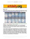 "'From Above and Below'..." ArtDaily, 05/01/13.