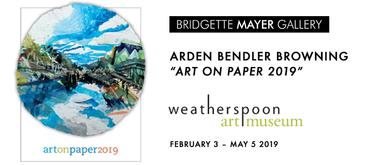 Arden Bendler Browning in "Art on Paper 2019" at Weatherspoon Art Museum