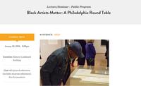 Charles Burwell included in "Black Artists Matter: A Philadelphia Round Table" Panel