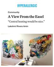 Holly Wong featured in HyperAllergic, A View From the Easel