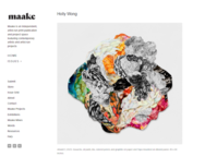 Holly Wong Featured in Maake Magazine