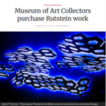 Brown, Hillary. "Museum of Art Collectors Purchase Rutstein Work," UGA Today, 9/22/20.
