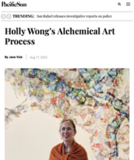 Holly Wong’s Alchemical Art Process by Jane Vick, Pacific Sun Weekly. August 17, 2022