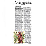 Seidel, Miriam. "Charles Burwell at Swarthmore College", Art in America, 9/06